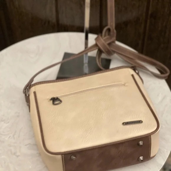 Montana West Aztec Crossbody NWT Beige - Picture 5 of 8